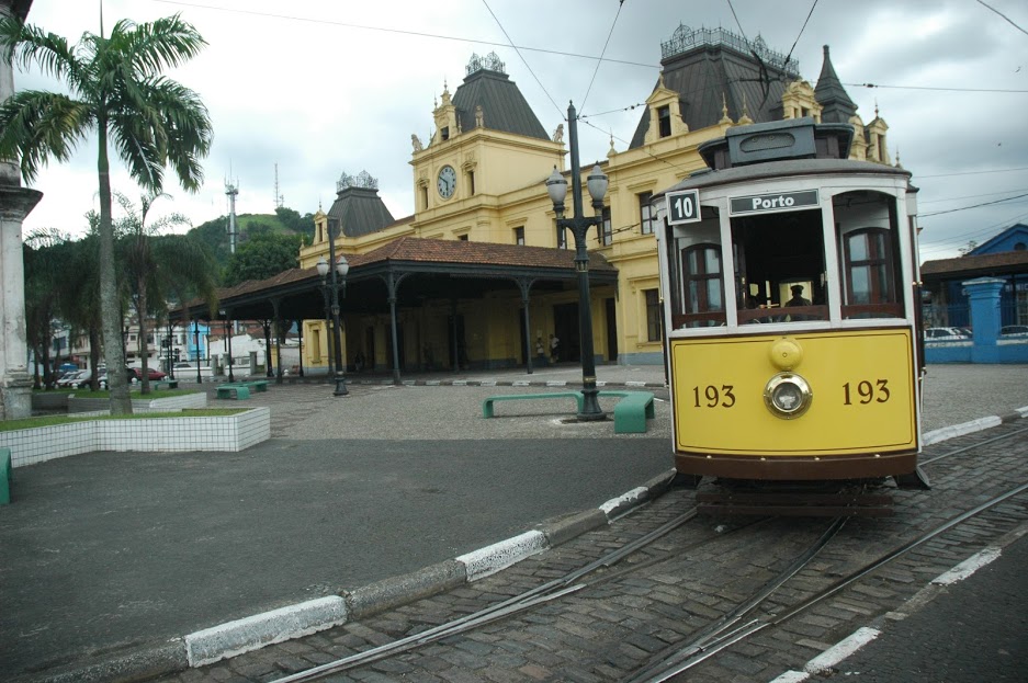 Foto: Imagens históricas dos bondes de Santos